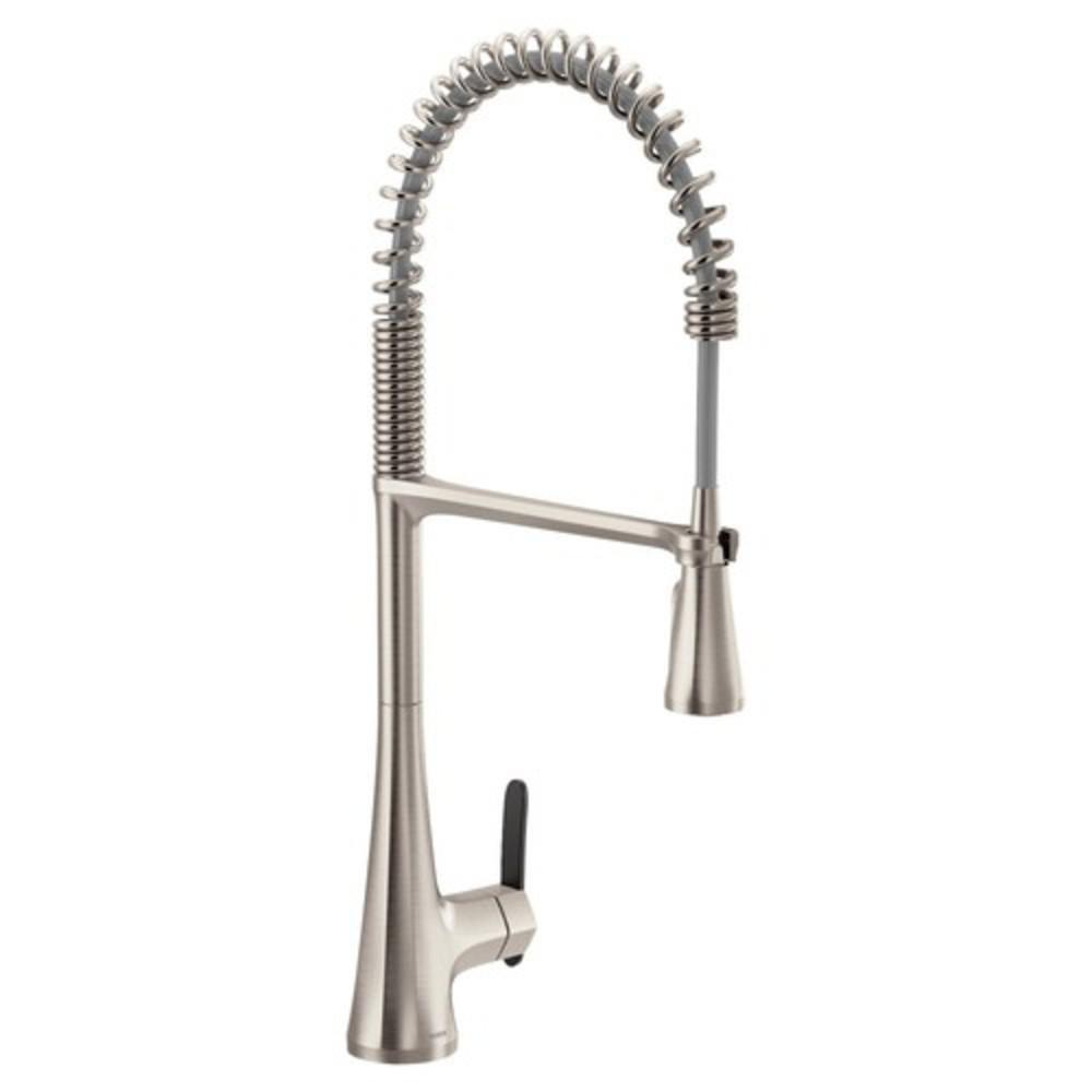 MOEN Moen S5235SRS Sinema Single Handle Pull Down Kitchen Faucet in Spot Resist Stainless