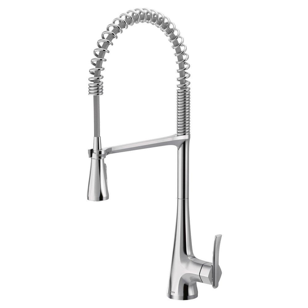 MOEN Moen S5235SRS Sinema Single Handle Pull Down Kitchen Faucet in Spot Resist Stainless