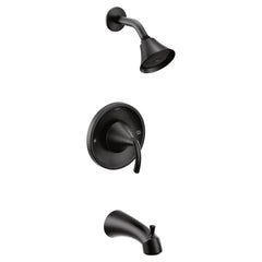 MOEN Moen T2743EPBL Glyde One Handle Single Function Bathtub & Shower Faucet in Matte Black (Trim Only)