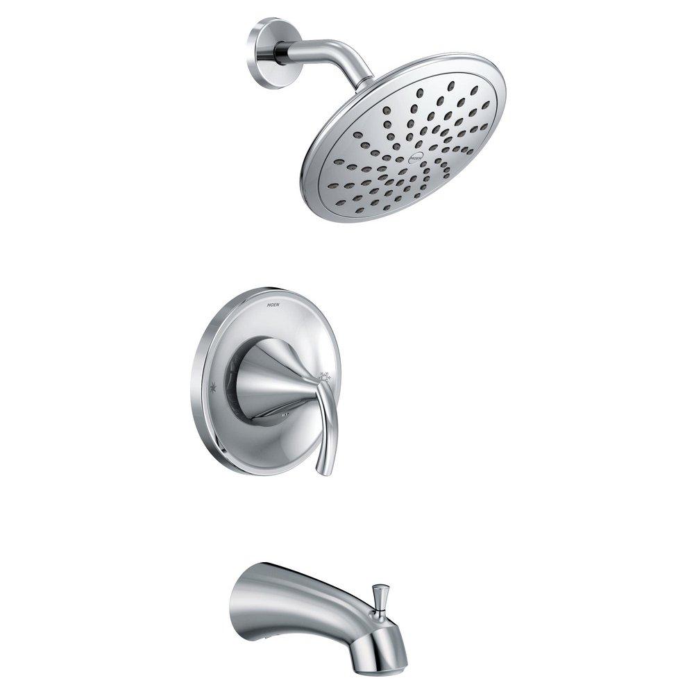 MOEN Moen T2843EP Glyde One Handle Single Function Bathtub & Shower Faucet in Chrome (Trim Only)