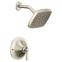 MOEN Moen TS2912EPBN Flara Posi-Temp Rain Shower 1-Handle Eco-Performance Shower Only Faucet Trim Kit in Brushed Nickel