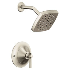 MOEN Moen TS2912EPBN Flara Posi-Temp Rain Shower 1-Handle Eco-Performance Shower Only Faucet Trim Kit in Brushed Nickel
