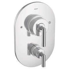 MOEN Moen TS22000 Arris Two Handle Pressure Balancing Valve Trim in Polished Chrome