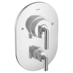 MOEN Moen TS22000 Arris Two Handle Pressure Balancing Valve Trim in Polished Chrome