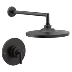 MOEN Moen TS22002BL Arris One Handle Single Function Shower Faucet in Matte Black (Trim Only)