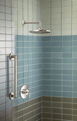 MOEN Moen TS22002BL Arris One Handle Single Function Shower Faucet in Matte Black (Trim Only)