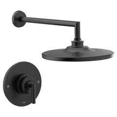 MOEN Moen TS22002BL Arris One Handle Single Function Shower Faucet in Matte Black (Trim Only)