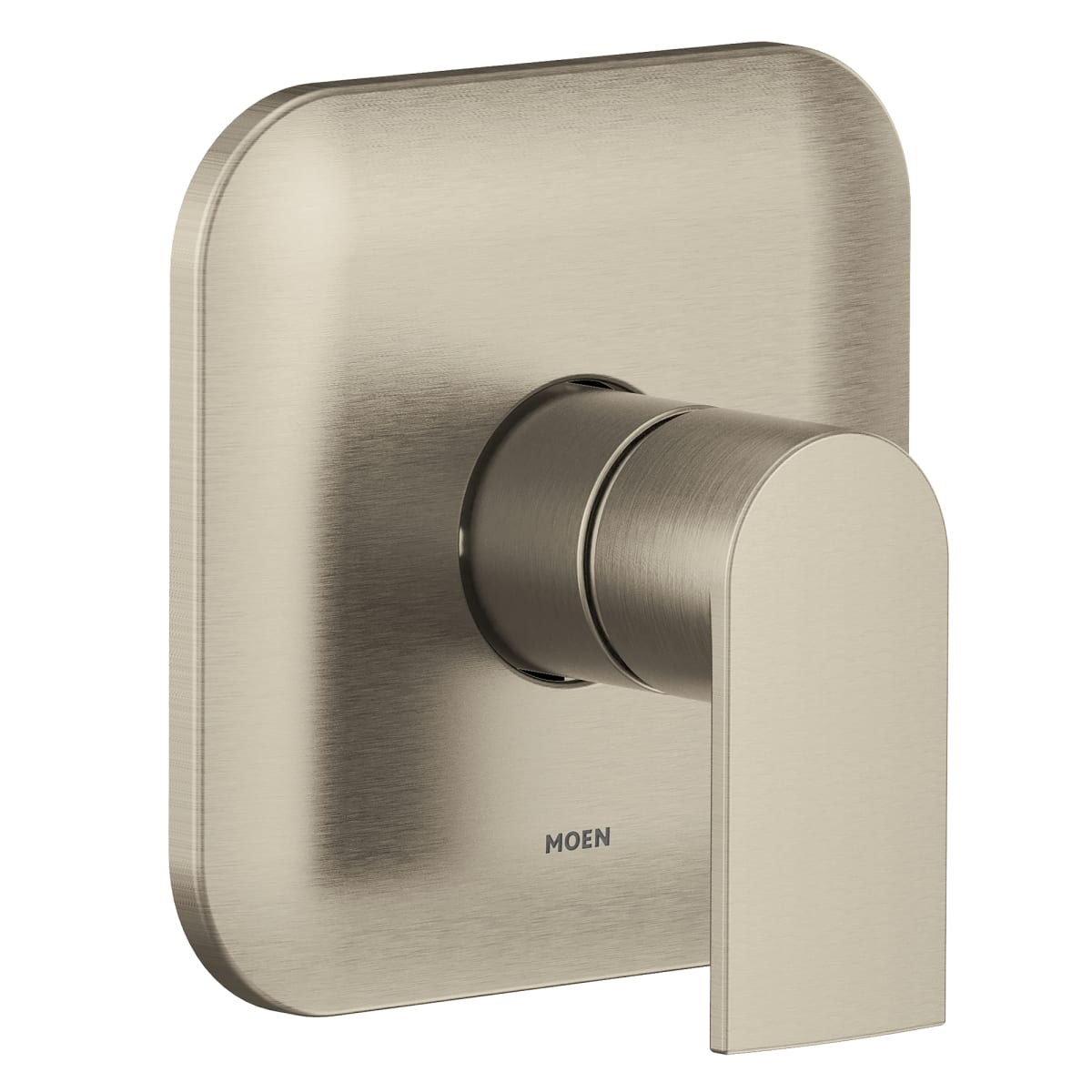 MOEN Moen UT2471BN Genta LX M-CORE 2-Series 1-Handle Shower Trim Kit in Brushed Nickel (Valve Sold Separately)