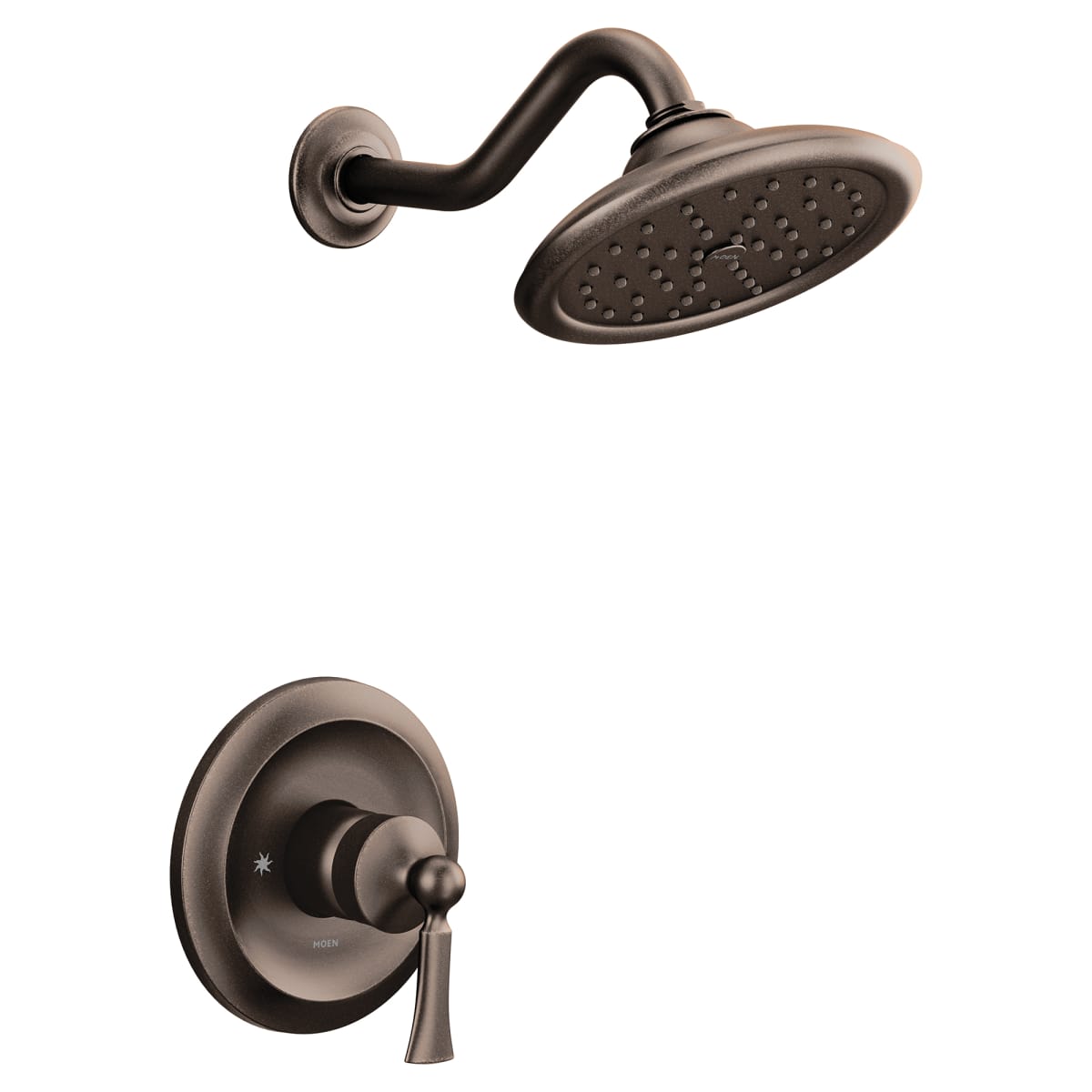 MOEN Moen UT35502EPORB One Handle Single Function Shower Faucet in Oil Rubbed Bronze (Trim Only)