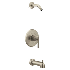MOEN Moen UT2903NHBN Gibson M-CORE 2-Series 1-Handle Tub and Shower Trim Kit in Brushed Nickel (Valve Sold Separately)