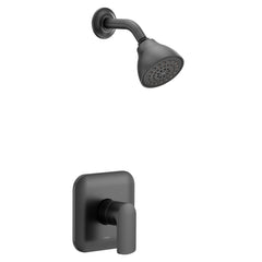 MOEN Moen UT2812EPBL Rizon One Handle Single Function Shower Faucet in Matte Black (Trim Only)