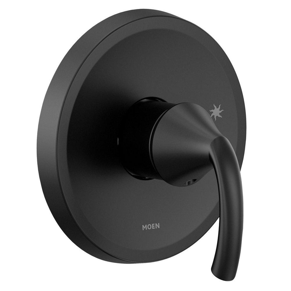 MOEN Moen UT2741BL Glyde Single Handle Pressure Balancing Valve Trim in Matte Black