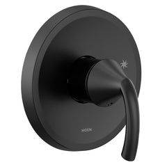 MOEN Moen UT2741BL Glyde Single Handle Pressure Balancing Valve Trim in Matte Black
