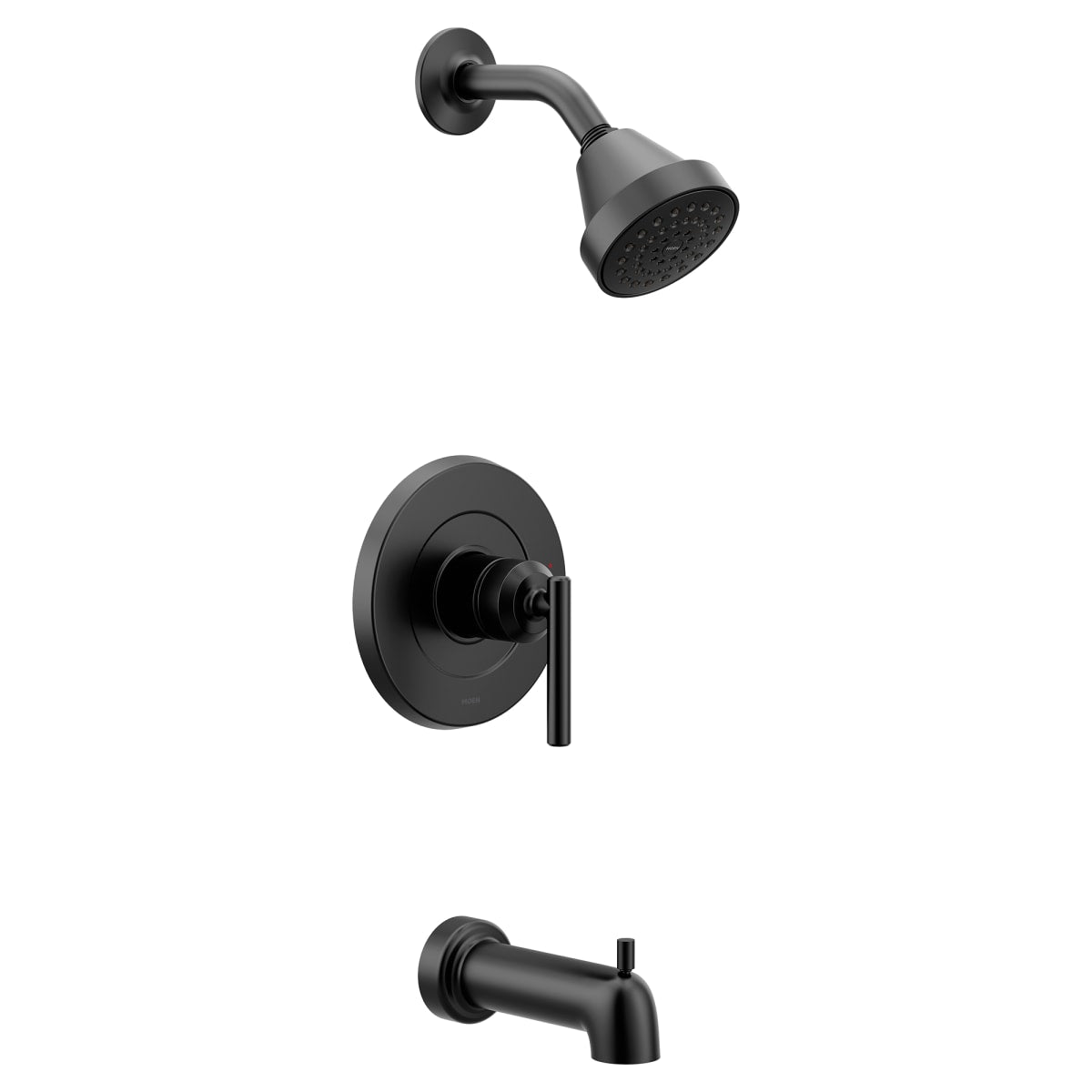 MOEN Moen UT2903EPBL Gibson M-CORE 2-Series Eco Performance 1-Handle Tub and Shower Trim Kit in Matte Black (Valve Sold Separately)