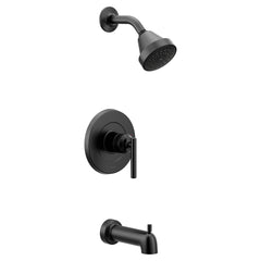 MOEN Moen UT2903EPBL Gibson M-CORE 2-Series Eco Performance 1-Handle Tub and Shower Trim Kit in Matte Black (Valve Sold Separately)