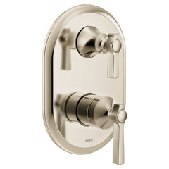 MOEN Moen UTS2411NL Flara Two Handle Diverter Valve Trim in Polished Nickel