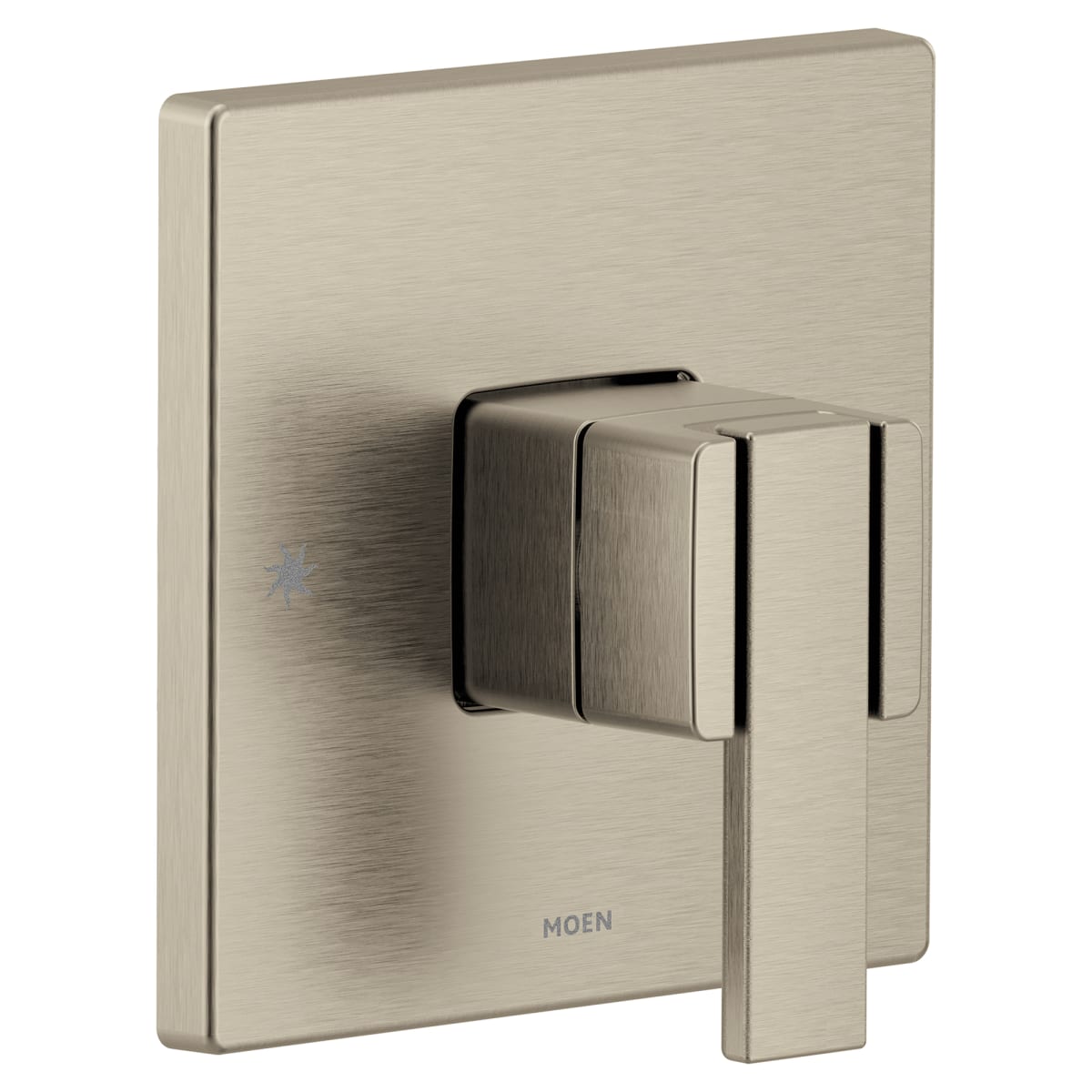 MOEN Moen UTS3711BN 90 Degree Single Handle Pressure Balancing Valve Trim In Brushed Nickel