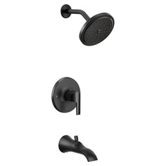 MOEN Moen UTS3203BL Doux One Handle Single Function Bathtub & Shower Faucet in Matte Black (Trim Only)