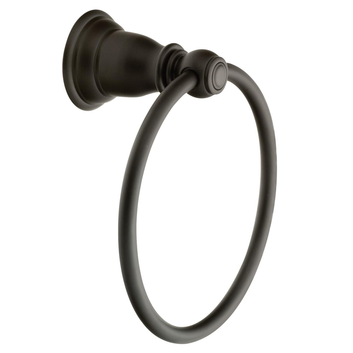 MOEN Moen YB5486WR Kingsley Round Closed Towel Ring in Wrought Iron