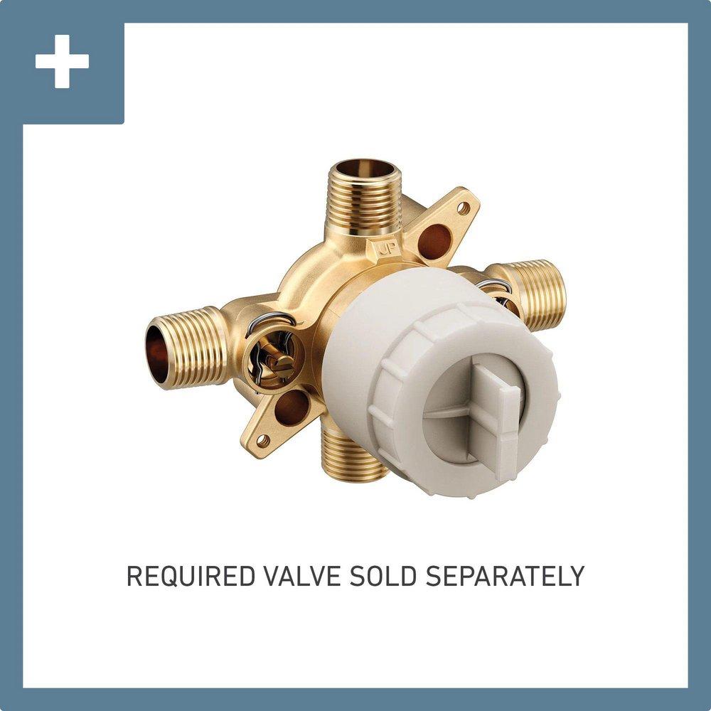 MOEN Moen UTS3911NL Weymouth Single Handle Pressure Balancing Valve Trim in Polished Nickel