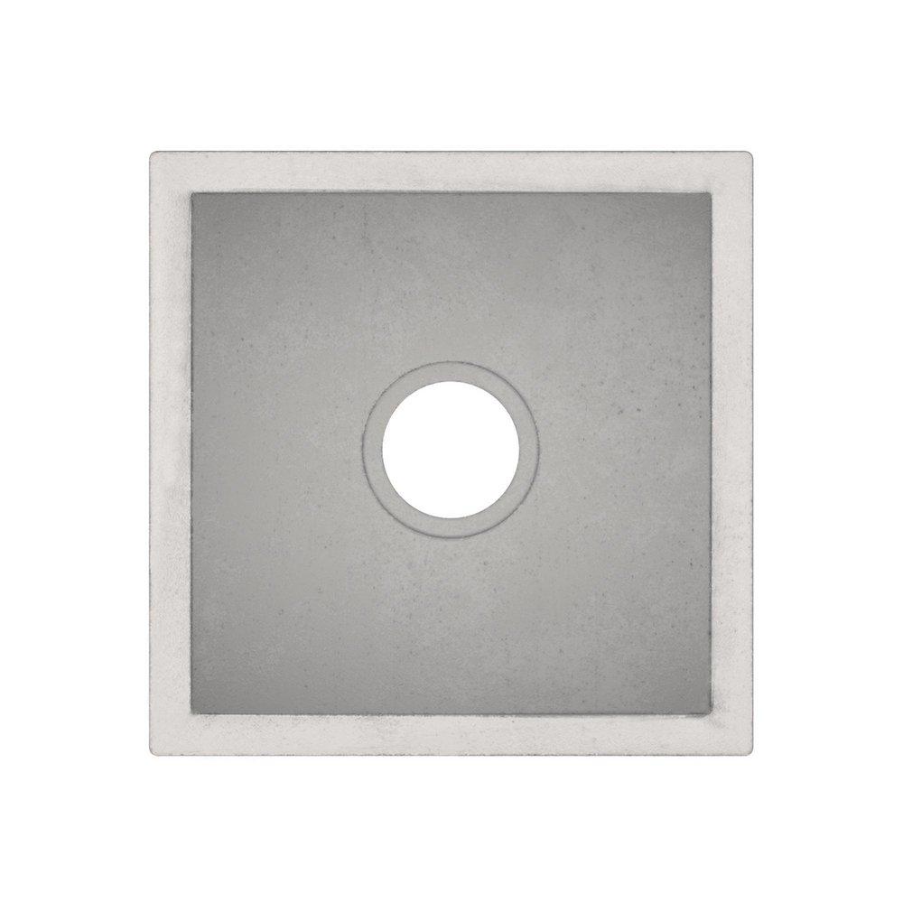 NATIVE TRAILS Native Trails NSB1515-A Ventana 15 x 15 in. Apron Front and Undermount NativeStone Bar Sink in Ash