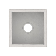 NATIVE TRAILS Native Trails NSB1515-A Ventana 15 x 15 in. Apron Front and Undermount NativeStone Bar Sink in Ash