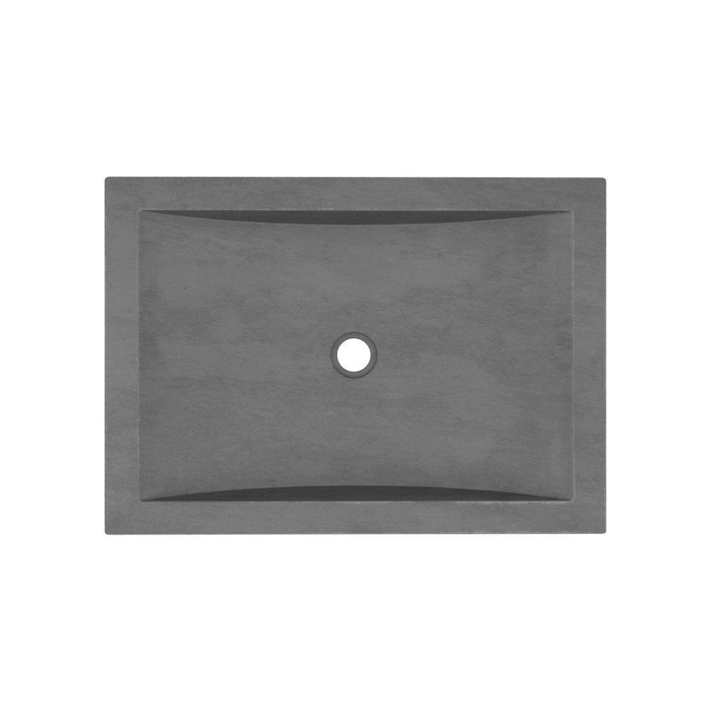 NATIVE TRAILS Native Trails NSL2014-S Cabrillo 20-5/8 x 14-5/8 in. Rectangular Dual Mount Bathroom Sink in Slate