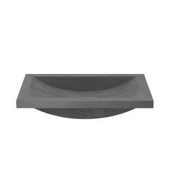 NATIVE TRAILS Native Trails NSL2014-S Cabrillo 20-5/8 x 14-5/8 in. Rectangular Dual Mount Bathroom Sink in Slate