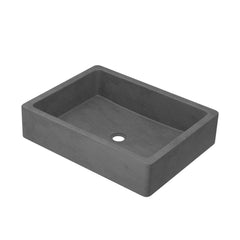 NATIVE TRAILS Native Trails NSL1915-S Nipomo 19-1/2 x 15 in. Rectangular Dual Mount Bathroom Sink in Slate