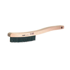 OSBORN Osborn 0005401500 Scratch Brush, 6 in L x 31/32 in W Brush, 1-1/8 in L Cold Drawn Wire Trim