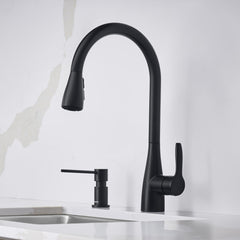 BLANCO Blanco 443027 Atura Pull-Down Kitchen Faucet 1.5 GPM Matte Black