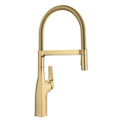 BLANCO Blanco 442984 Rivana Semi-Pro Kitchen Faucet 1.5 GPM - Satin Gold
