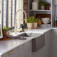 BLANCO Blanco 442984 Rivana Semi-Pro Kitchen Faucet 1.5 GPM - Satin Gold