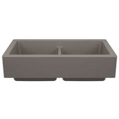 BLANCO Blanco 527418 Vintera 33 Equal Double Apron Farmhouse Sink - Volcano Gray