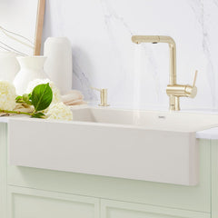 BLANCO Blanco 526686 Linus Pull-Out Kitchen Faucet 1.5 GPM - Satin Gold