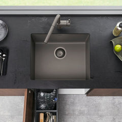 BLANCO Blanco 527411 Precis 24 Single Bowl Kitchen Sink - Volcano Gray