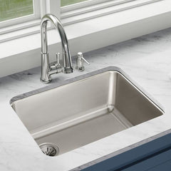 ELKAY Elkay ELUH231710L Lustertone Classic Stainless Steel 25-1/2 x 19-1/4 x 10 Single Bowl Undermount Sink