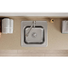 ELKAY Elkay ESE2020100 Celebrity Stainless Steel 20 x 20 x 10-1/8 Drop-in Sink