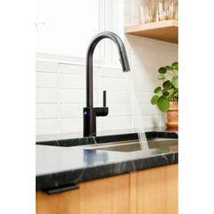 MOEN Moen 7565EWBL Align Single Handle Pull Down Touchless Kitchen Faucet