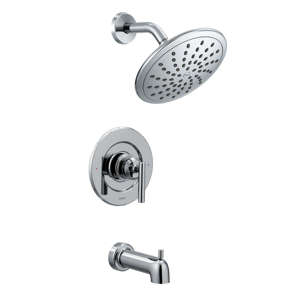 MOEN Moen T3003EP Gibson One Handle Single Function Bathtub & Shower Faucet in Chrome (Trim Only)
