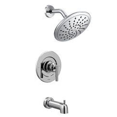 MOEN Moen T3003EP Gibson One Handle Single Function Bathtub & Shower Faucet in Chrome (Trim Only)