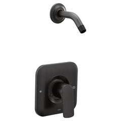 MOEN Moen T2812NHBL Rizon One Handle Single Function Shower Faucet in Matte Black