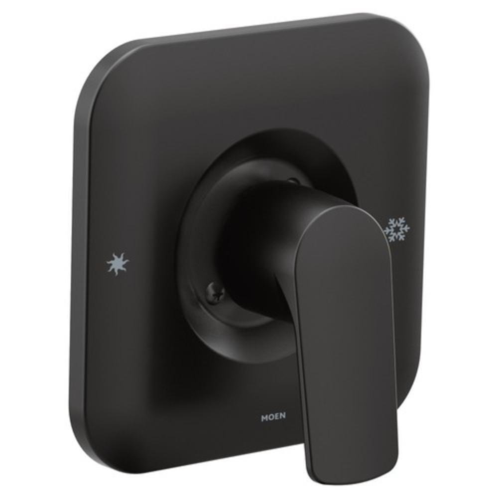 MOEN Moen T2811BL Rizon Single Handle Pressure Balancing Valve Trim in Matte Black