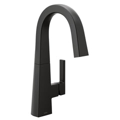 MOEN Moen S55005BL Nio Single Handle Bar Faucet in Matte Black