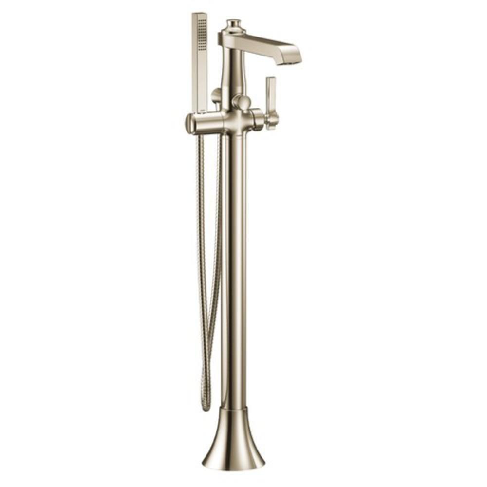 MOEN Moen S931NL Flara Single Handle Lever Floor Mount Filler in Polished Nickel