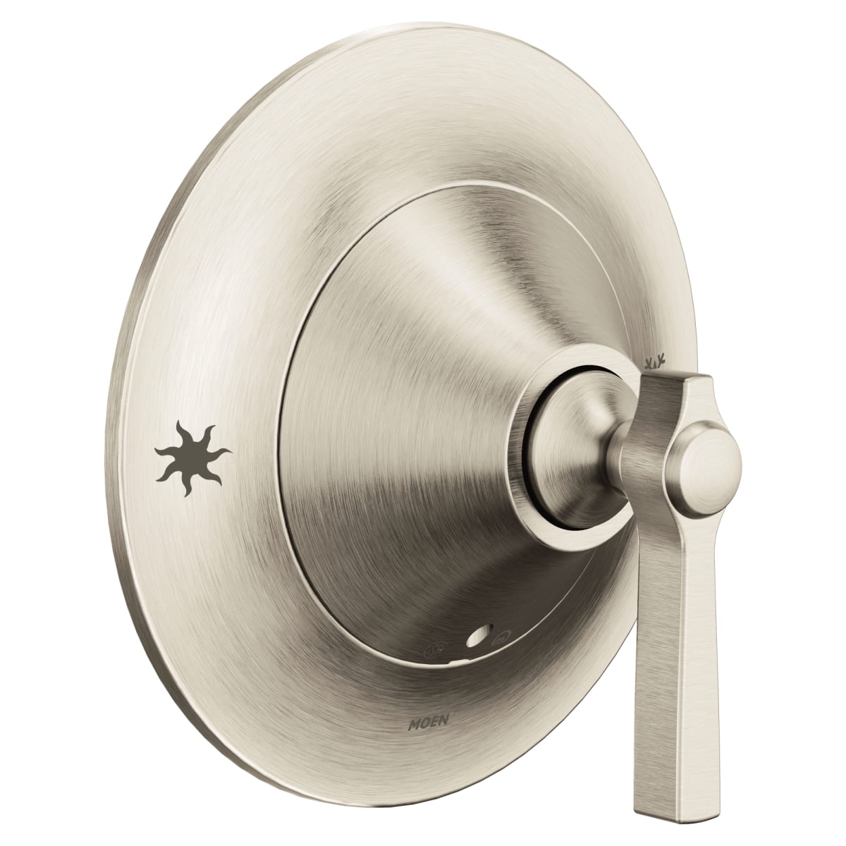 MOEN Moen TS2911BN Flara Posi-Temp Single Handle Pressure Balancing Valve Trim in Brushed Nickel