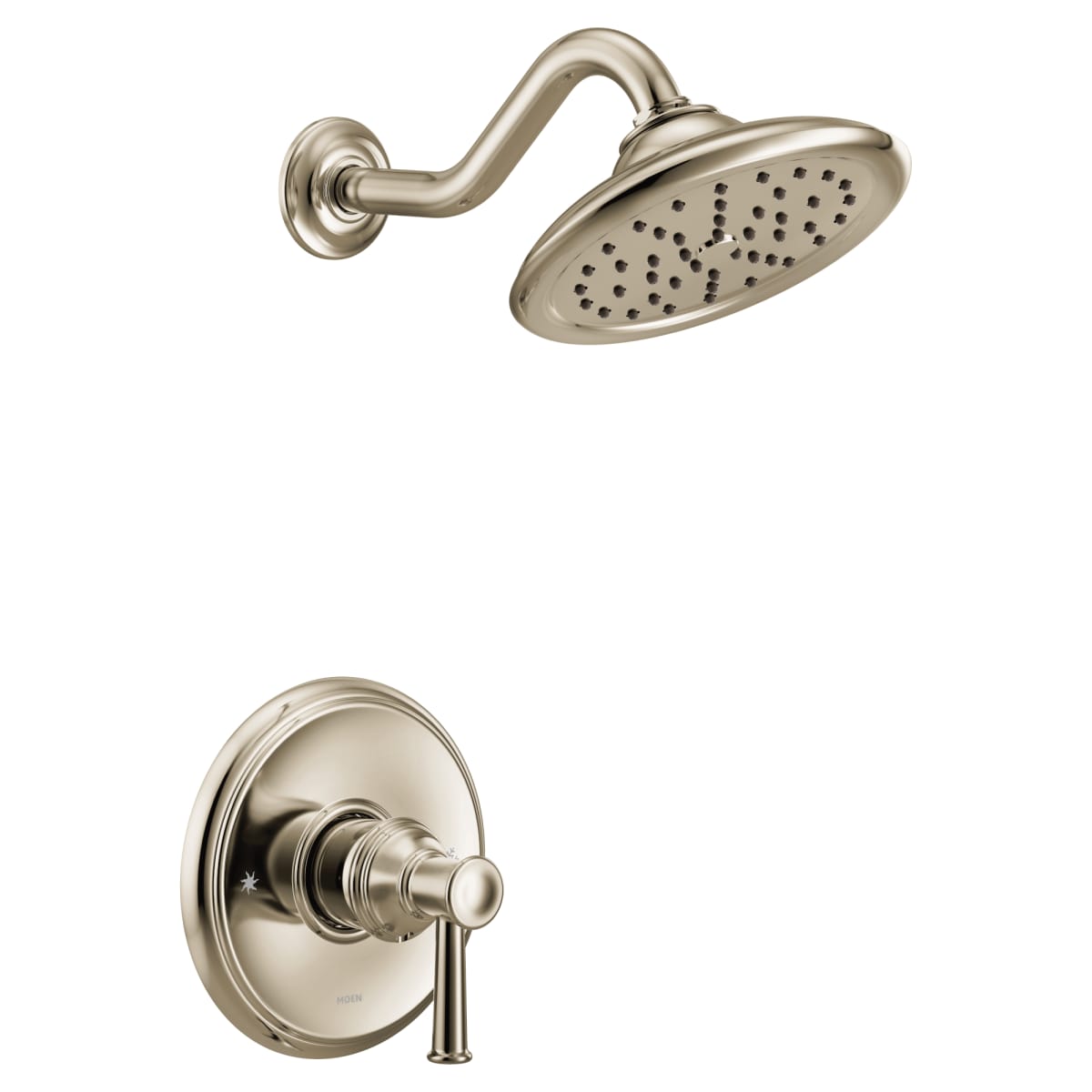 MOEN Moen UT3312NL M-CORE 3-Series 1-Handle Shower Trim Kit in Polished Nickel