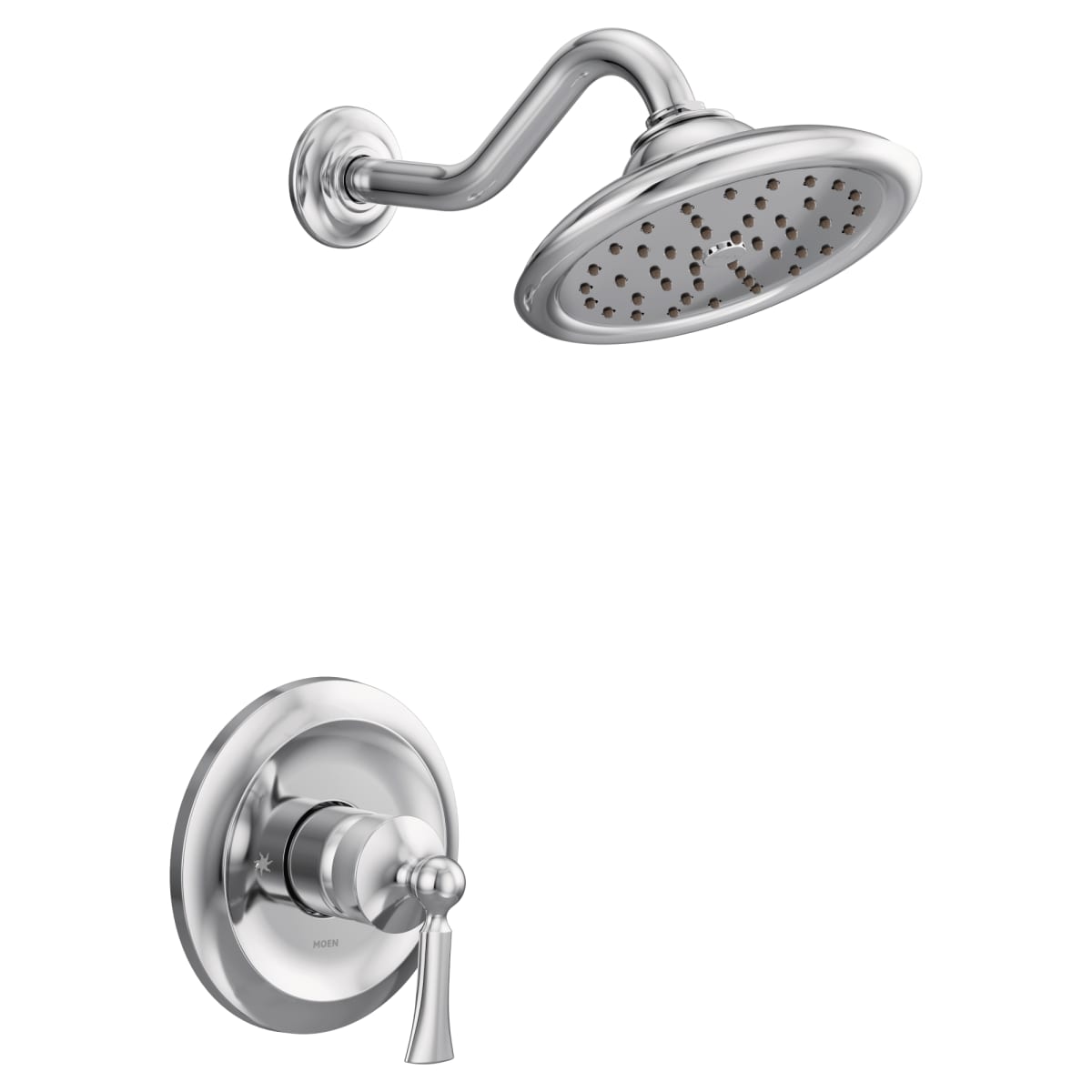 MOEN Moen UT35502EP Wynford M-CORE 3-Series 1-Handle Eco-Performance Shower Trim Kit in Chrome (Valve Sold Separately)