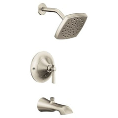 MOEN Moen TS2913EPBN Flara Posi-Temp Eco-Performance 1-Handle Tub and Shower Faucet Trim Kit in Brushed Nickel (Valve Sold Separately)