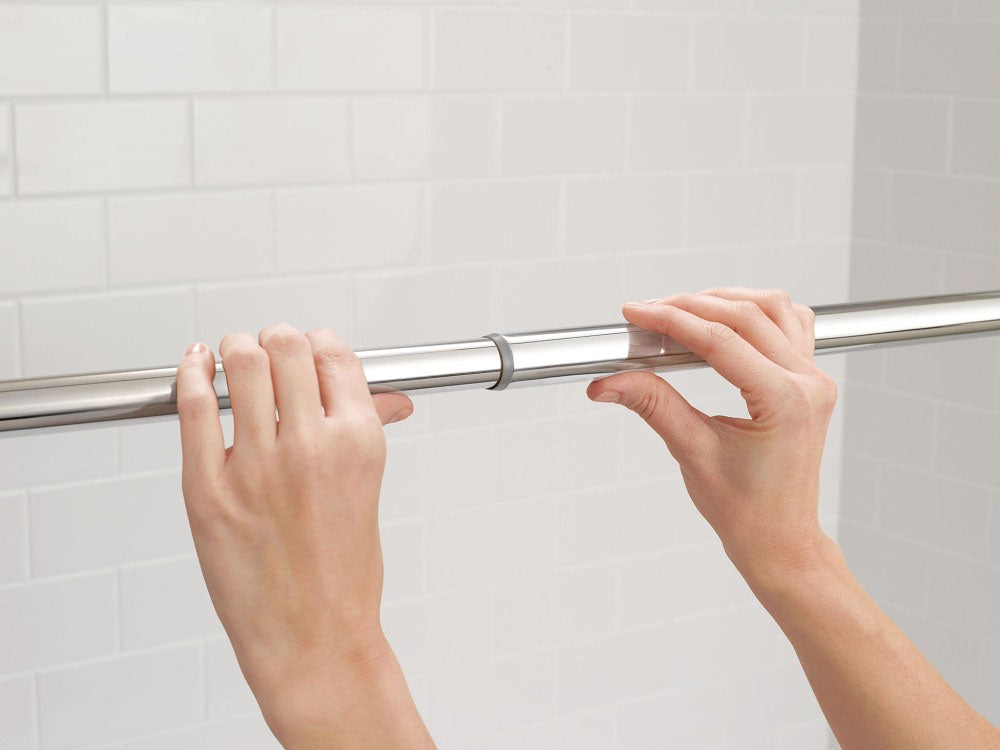 MOEN Moen TR1000CH Adjustable Straight Decorative Tension Shower Rod in Chrome